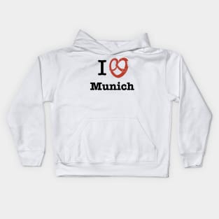 I Love Munich Kids Hoodie